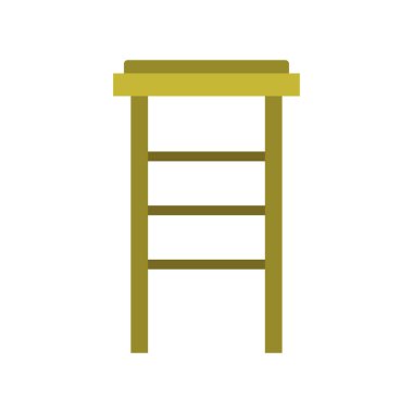 izole edilmiş merdiven ikonu vektör çizimi