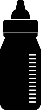 Bir şişe suyun vektör çizimi