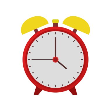 Saat simgesi vektör illüstrasyonu