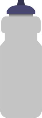 Su şişesi. Basit vektör illüstrasyonu