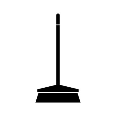 Süpürge Kabartma Simgesi Tasarımı.