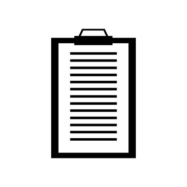 Kontrol listesi simgesi. Web için kontrol listesi vektör simgelerinin özet çizimi