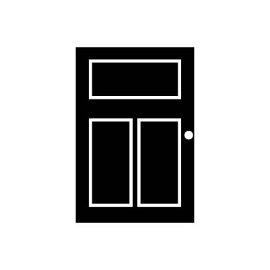 Kapı simgesi, vektör illüstrasyonu