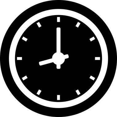 Basit tasarımda alarm saati simgesi