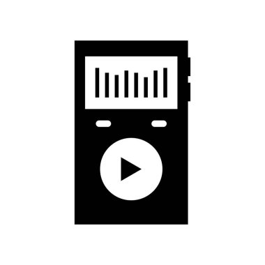 vektör Müzik player simgesi