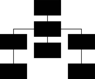 Resimli Simge Arka Planda İzole - Kare Bayrak
