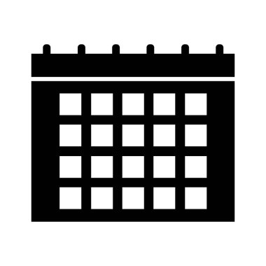 Takvim simgesi vektör illüstrasyon tasarımı