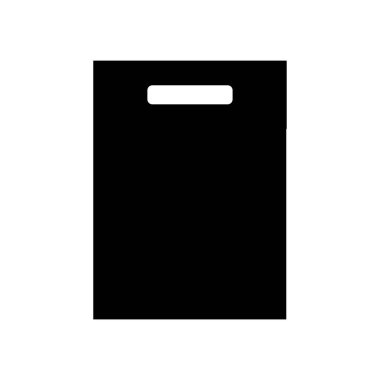 Siyah kitap simgesini aç. vektör illüstrasyonu