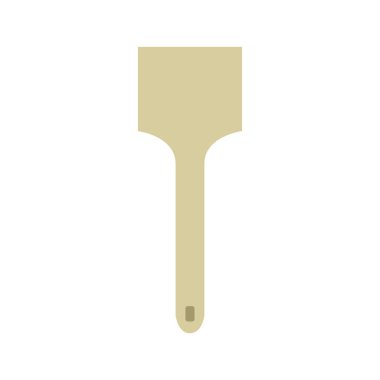 spatula mutfak aracı izole edilmiş simge
