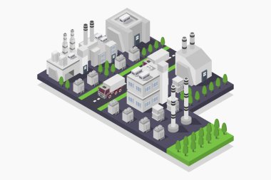 izometrik vektör fabrikası