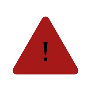 Ünlem işareti vektörlü tehlike işareti