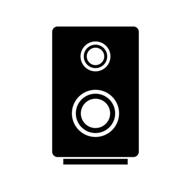 Elektrik hoparlörü simge vektörü