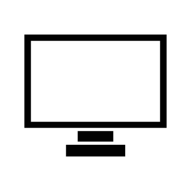 bilgisayar ekran vektör simgesi