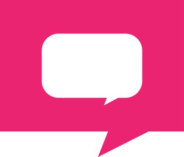 konuşma balonu ikonu vektör illüstrasyon tasarımı