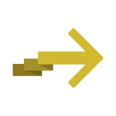 Düz biçimli ok aşağı yön simgesi