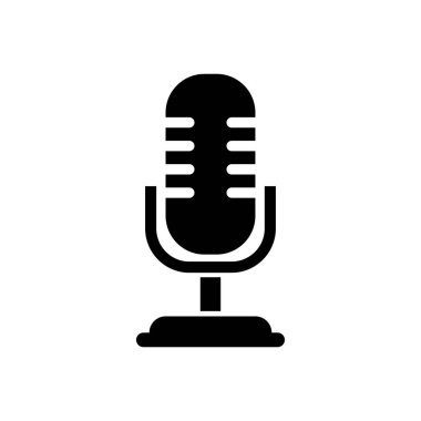 Podcast simge vektör çizim