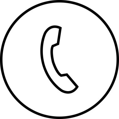 Çağrı. Web simgesi basit illüstrasyon