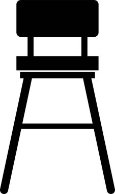 sandalye simgesi çizimi