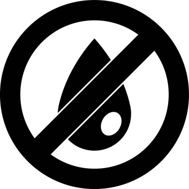 Bir simgesiz vektör illüstrasyonu