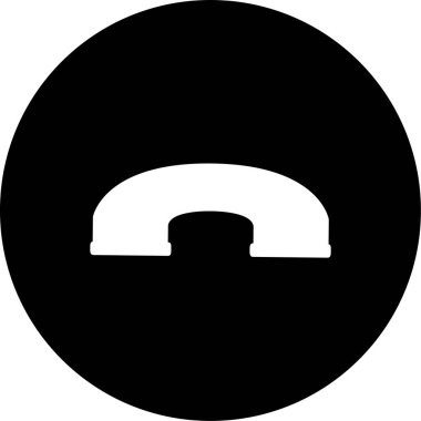 Çağrı. Web simgesi basit illüstrasyon