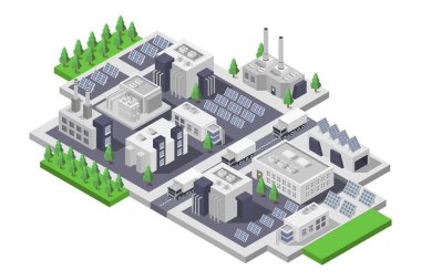 Güneş bitkisi basit bir şekilde temiz enerji vektör simgesi oluşturur