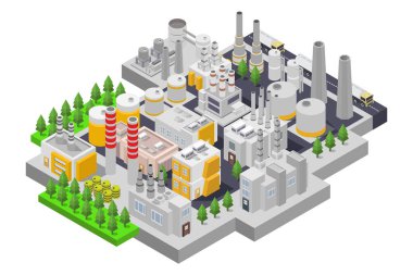 Endüstriyel fabrikası olan fabrika