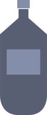 Şişe içecek ikonu ana hatlarıyla