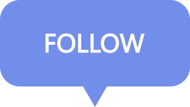 Bizi takip et Web Etiketi Düğmesi
