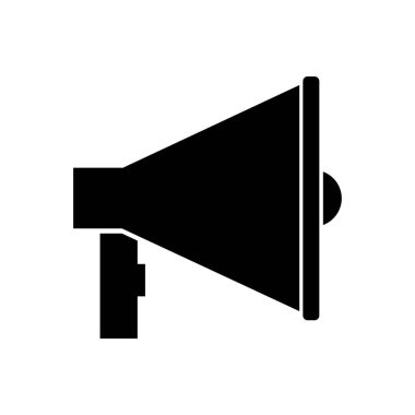 megafon sembolü vektör illüstrasyonu