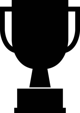 ödül kupası simgesi katı stil