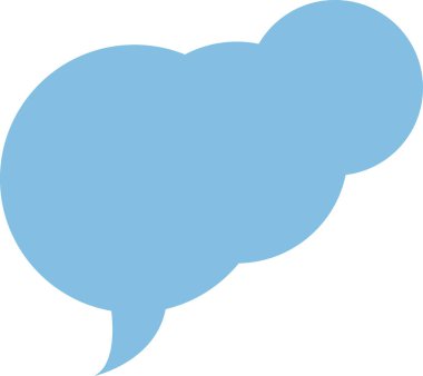 Konuşma balonu işaret tasarımı