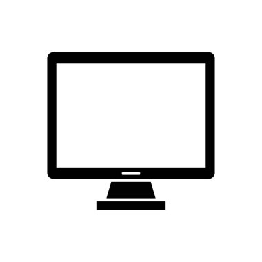 bilgisayar izleyici vektör simgesi