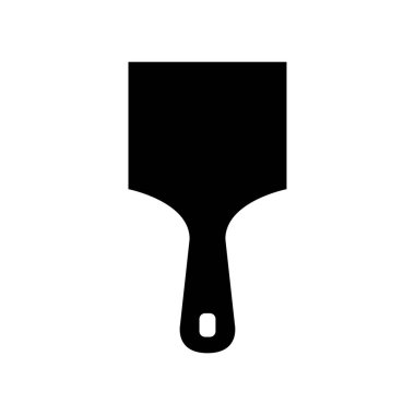 Mutfak kaşığı simgesi, basit vektör