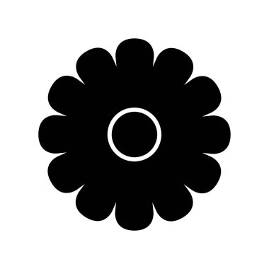 izole çiçek ikonu. Çiçek dekorasyonu tasarım vektör çizimi