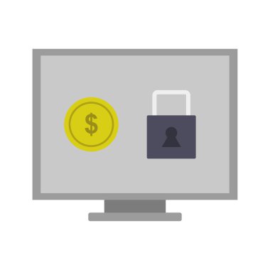 Internet güvenlik vektör simgesi