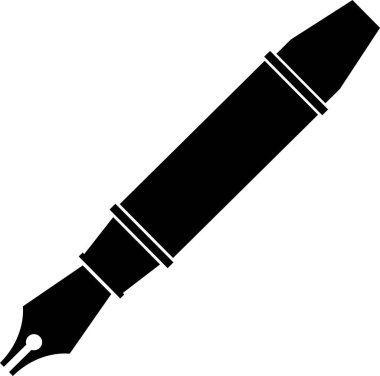 Kalem. Web simgesi basit tasarım