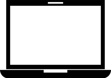 bilgisayar ekranı simgesi ana hat biçiminde