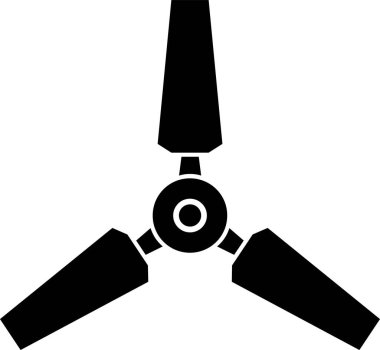 fan simgesi vektör illüstrasyonu