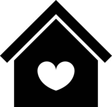 Ev simgesi vektör illüstrasyonu