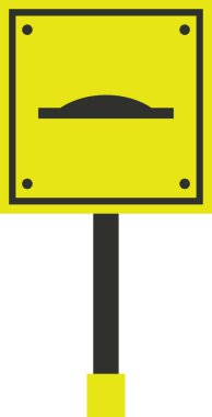 Yol tabelası. Basit tasarım