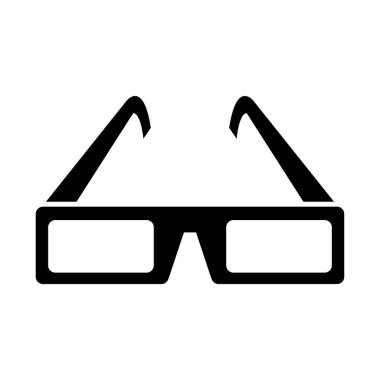 gözlük simgesinin vektör illüstrasyonu