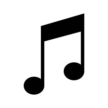 vektör müzik Not simgesi