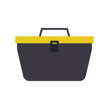 evrak çantası vektörü düz renk simgesi