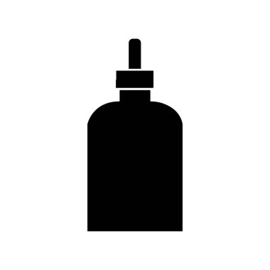 Şeffaf bir arkaplanda parfüm vektörü çizimi. Birinci kalite semboller. Konsept ve grafik tasarımı için simgeler.