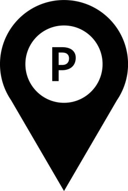 park yeri haritası simgesi - taslak biçimi