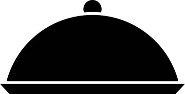 Gıda ve içecek Web ikonu vektör illüstrasyonu