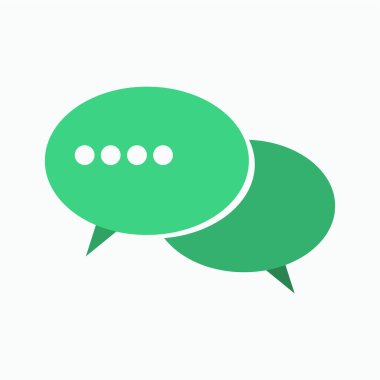 Konuşma baloncukları ikon vektör çizimi