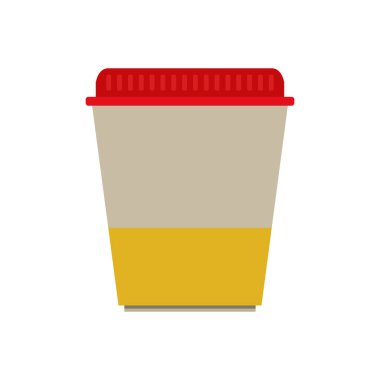 kahve fincanı düz tasarım