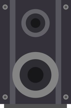 Hoparlörlerin vektör düz çizimi