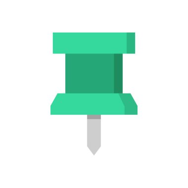 Tek bir iğnenin vektör illüstrasyonu